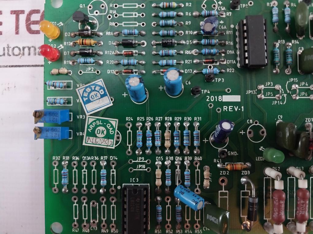 Amara Raja 2018200 Printed Circuit Board Rev: 1 5203