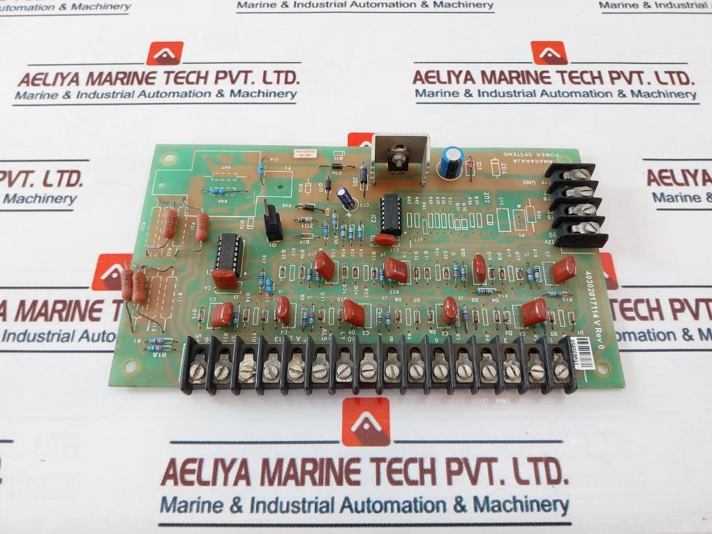 Amara Raja 40302017114 V PLC Board Rev 0