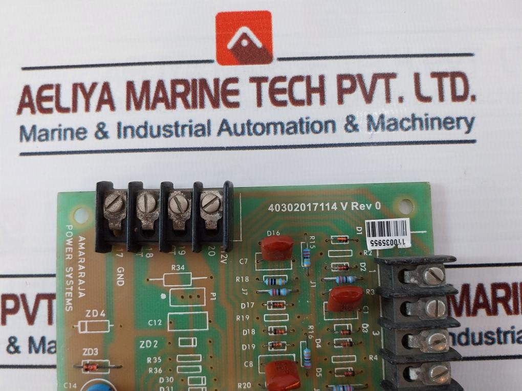 Amara Raja 40302017114 V PLC Board Rev 0