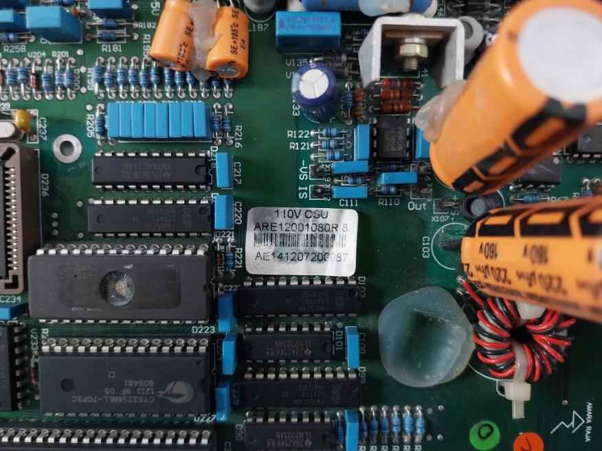 Amara Raja 40312000080 Printed Circuit Board Card Rev. 0 110V Csu