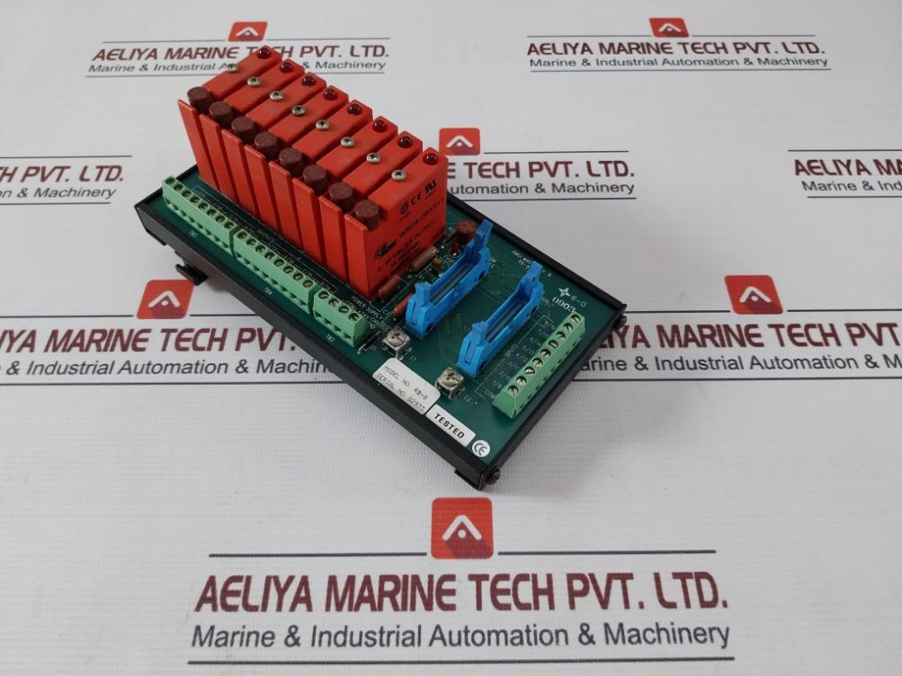 Amci Rb-8 I/O Relay Board M9017 Rev.B +24V Wrc4-obxs11