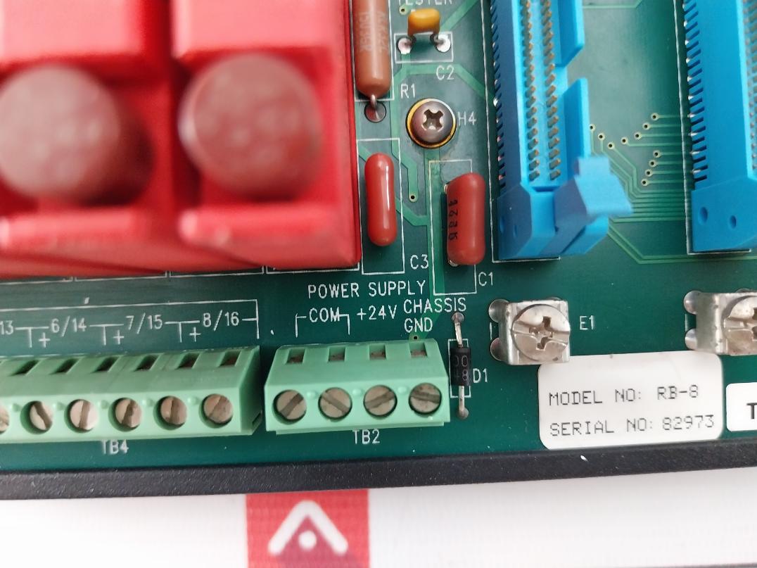 Amci Rb-8 I/O Relay Board M9017 Rev.B +24V Wrc4-obxs11