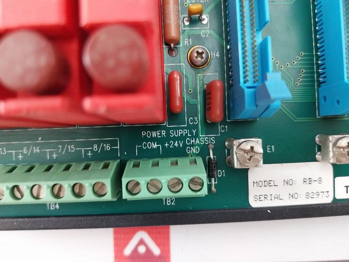 Amci Rb-8 I/O Relay Board M9017 Rev.B +24V Wrc4-obxs11