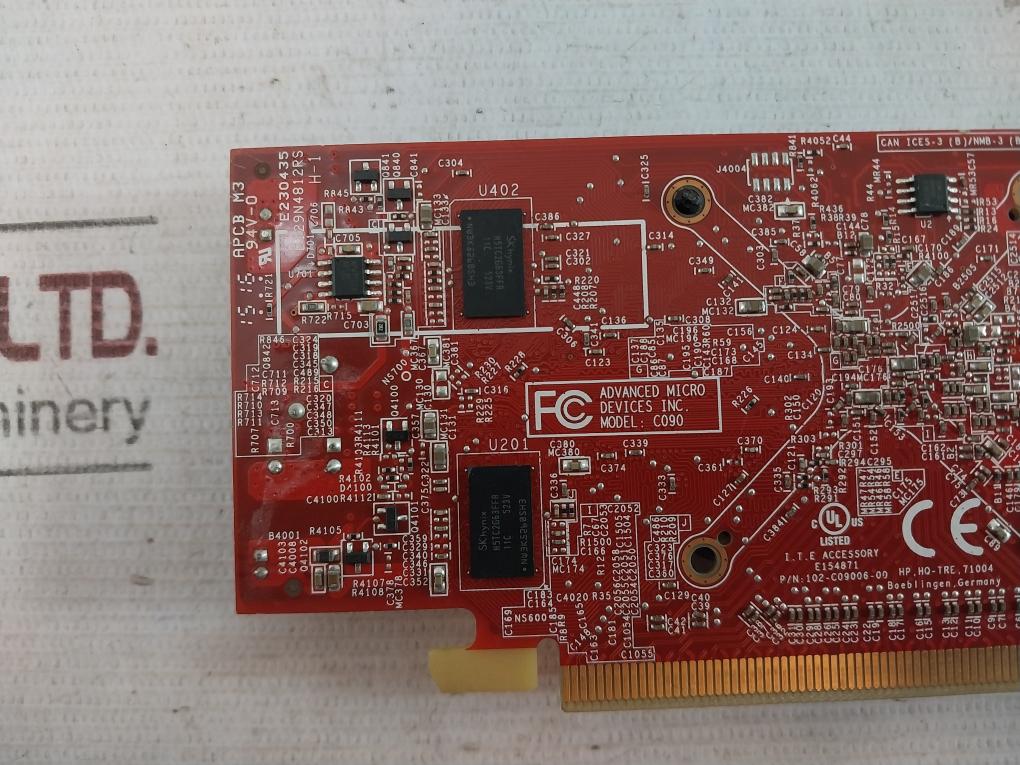 Amd 109-c09091-01_02 Radeon Graphic Pci-e Card C090 102-c09006-00, 716523-001