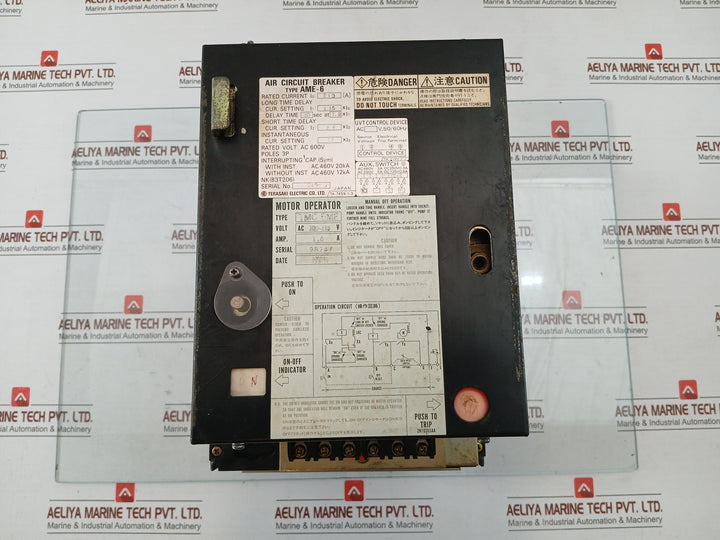 Ame-6 Terasaki Air Circuit Breaker 3 Pole Ac 450V, 50/60Hz