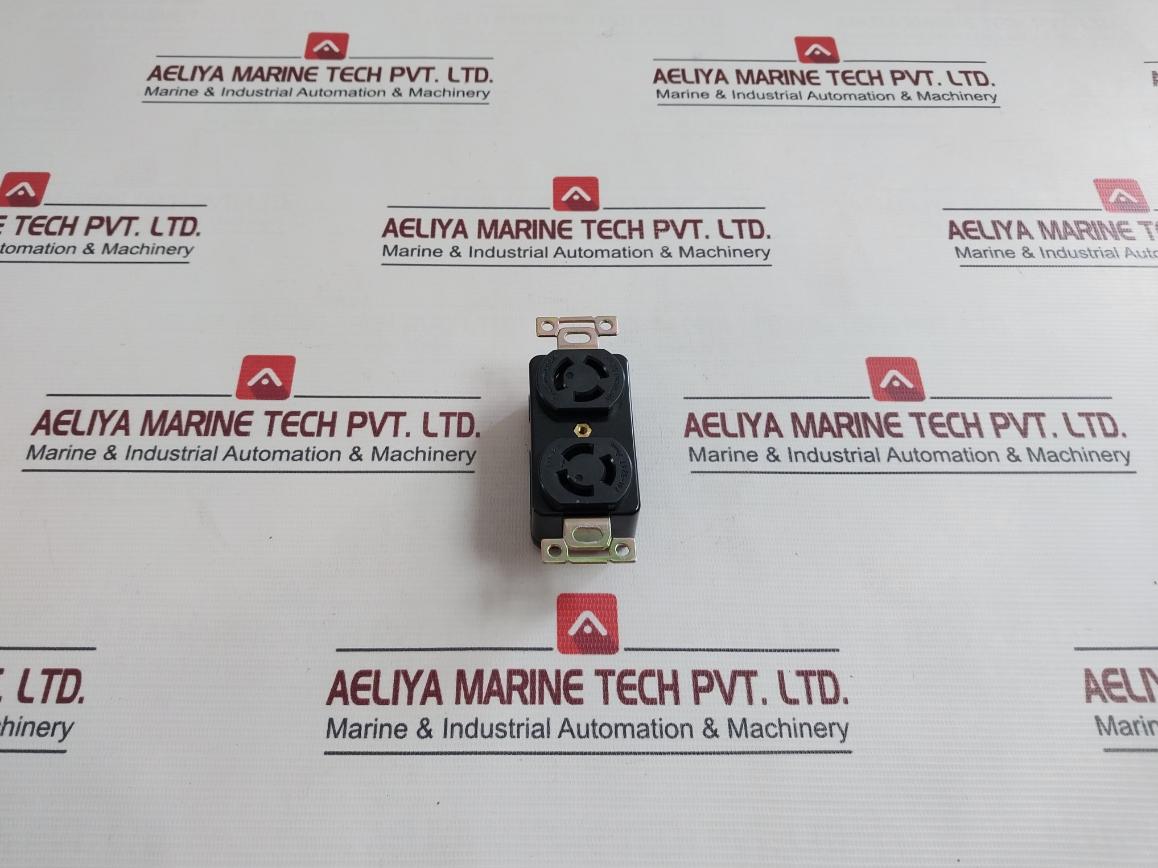 American Denki 3110D Wire Grounding Duplex Receptacle 15A-125V