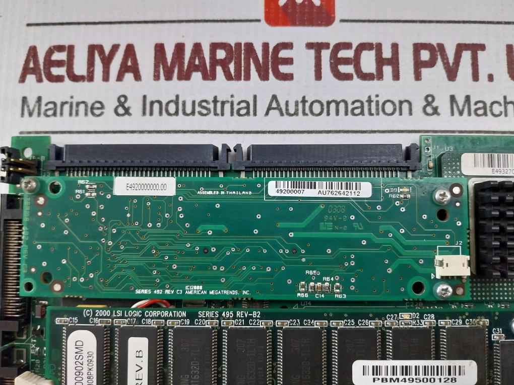 American Megatrends Series 493 Rev-c1 Raid Controller Card 94v-0 P4930706
