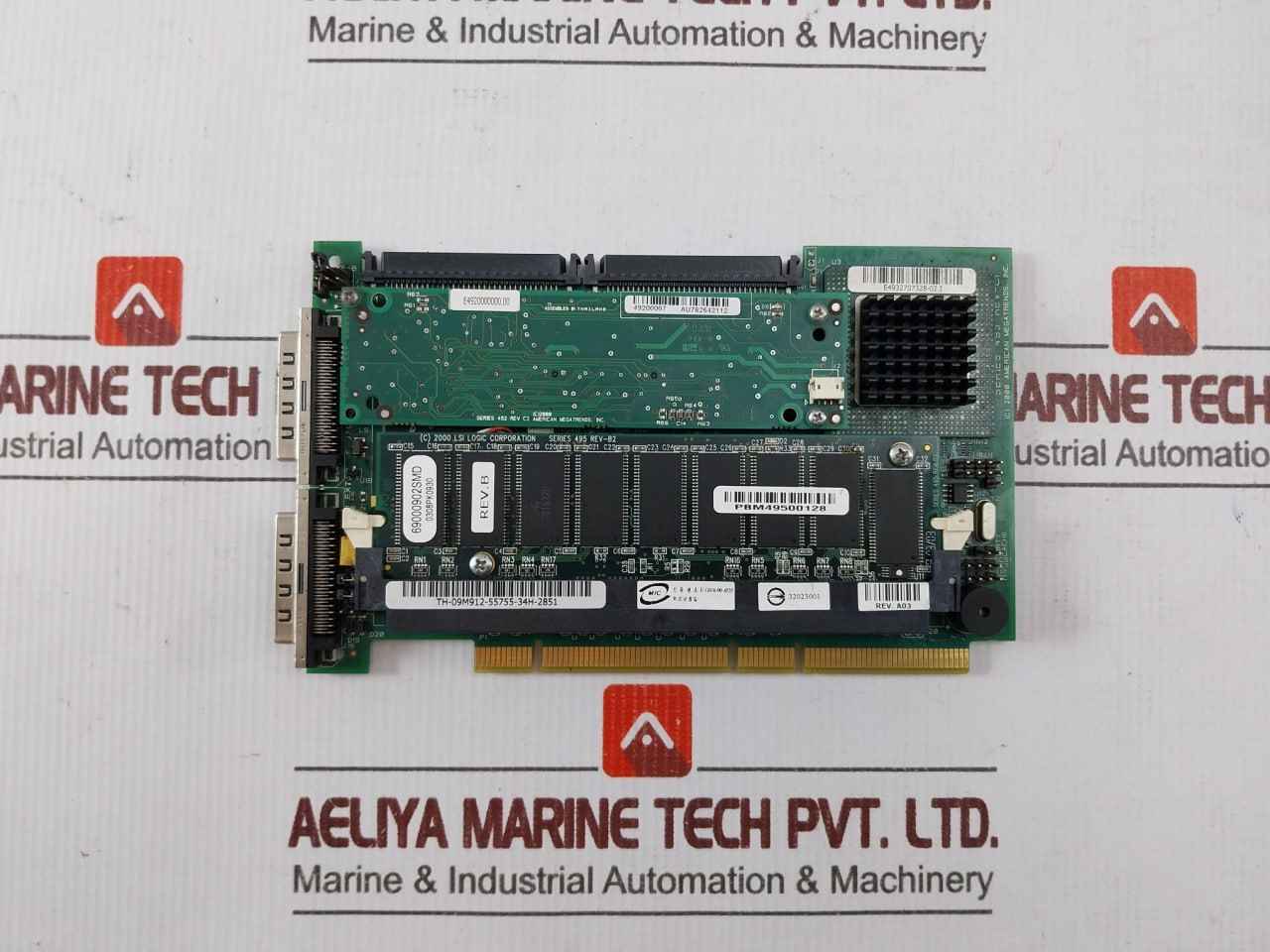 American Megatrends Series 493 Rev-c1 Raid Controller Card 94v-0 P4930706