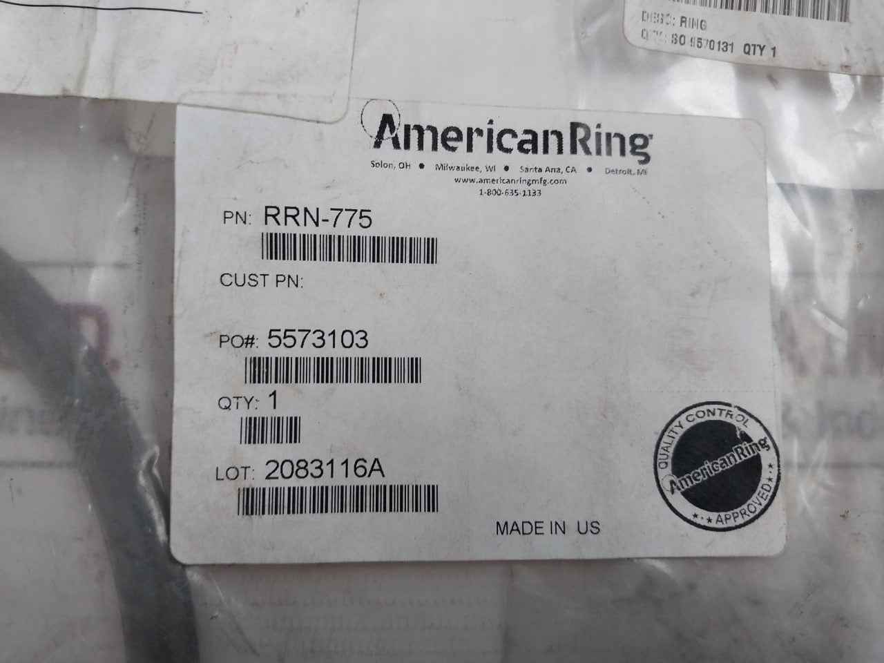 American Ring/Nov Rrn-775 Retaining Ring 10236528-001