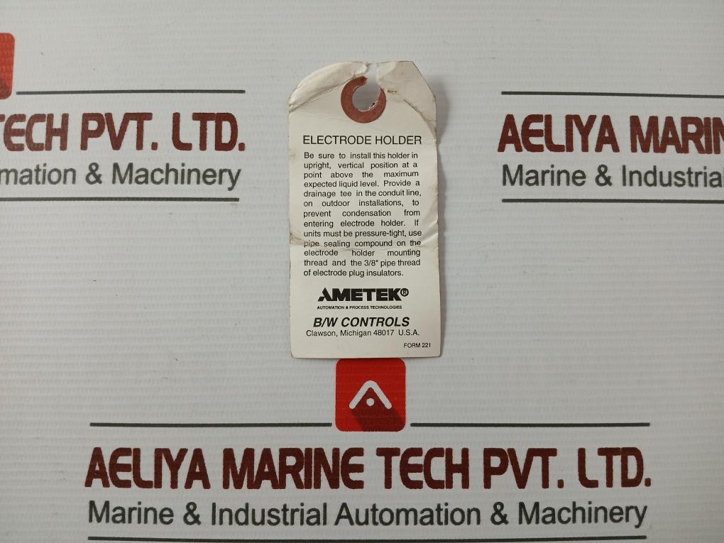 Ametek 04293500 Electrode Holder Unit