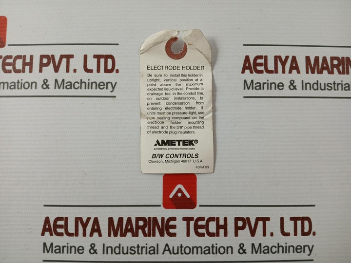 Ametek 04293500 Electrode Holder Unit