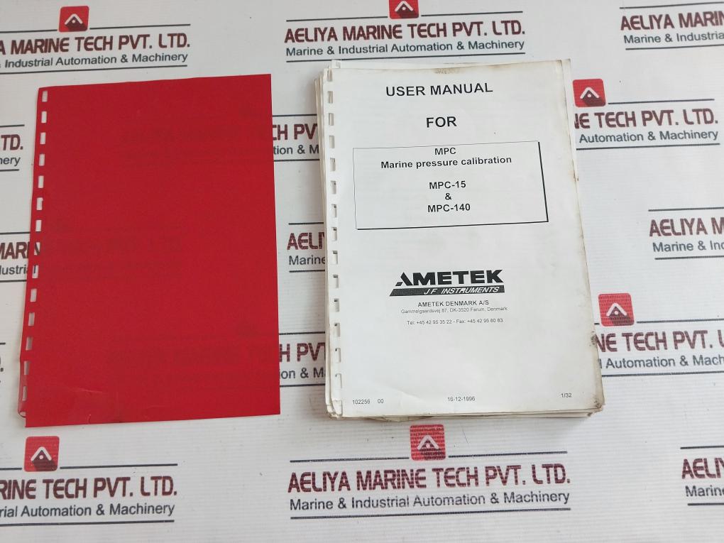 Ametek Mpc 15 Bar Marine Pressure Calibrator Kit Wp2110851