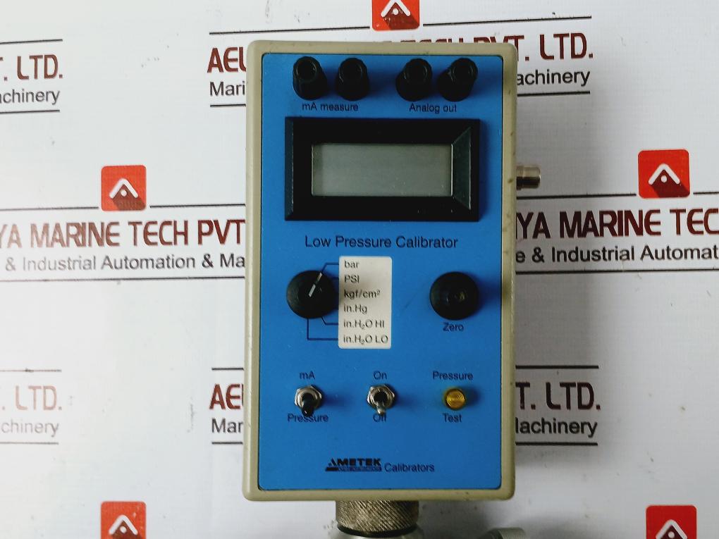 Ametek T-975 Pneumatic Pressure Pump W/ Lpc 10 A Iv Digital Gauge Set