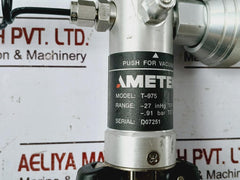 Ametek T-975 Pneumatic Pressure Pump W/ Lpc 10 A Iv Digital Gauge Set