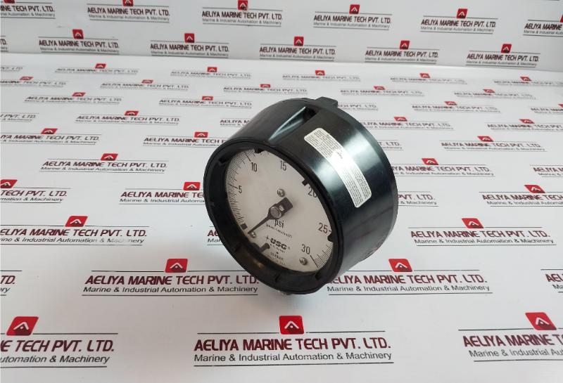 Ametek Usg Solfrunt Pressure Gauge 0-30 Psi(Pound-force/Inch2)