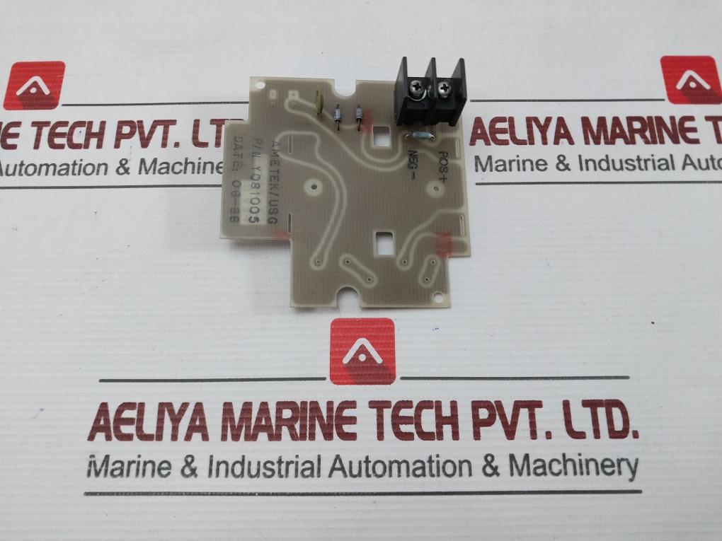 Ametek Y081005 D.C. Supply Board 6-28Vdc Input