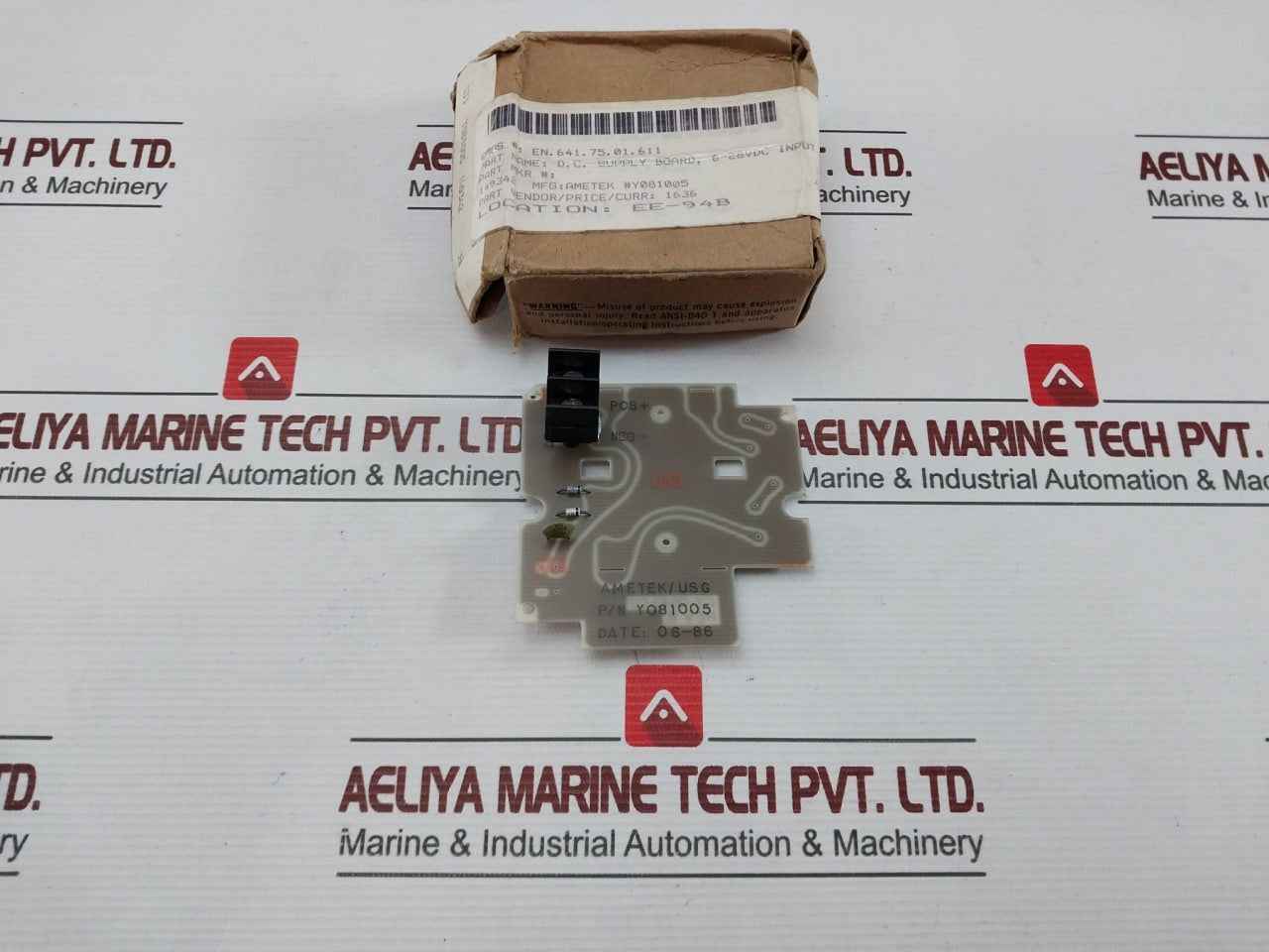 Ametek Y081005 D.C Supply Board Rev-b