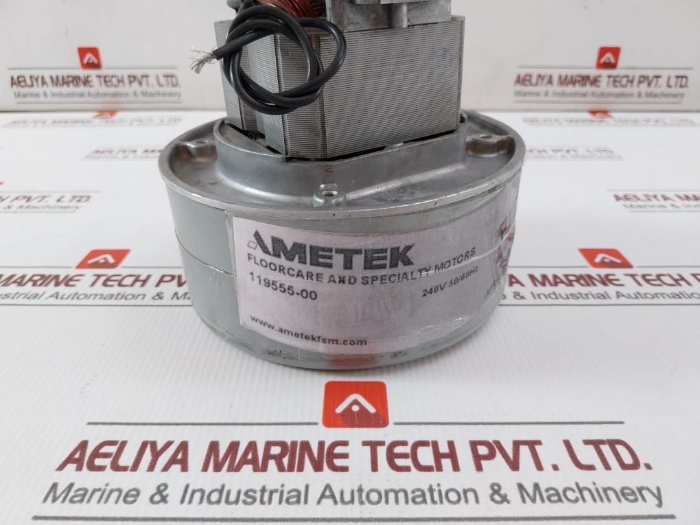 Ametek 119555-00 Flo-thru Vacuum Motor 240V 50/60Hz