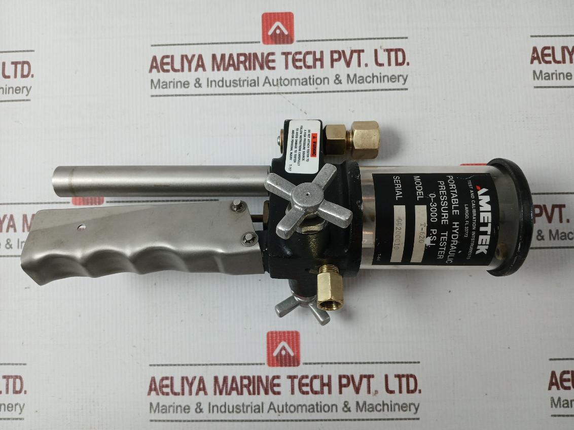 Ametek T-620 Portable Hydraulic Pressure Tester 0-3000 P.S.I.