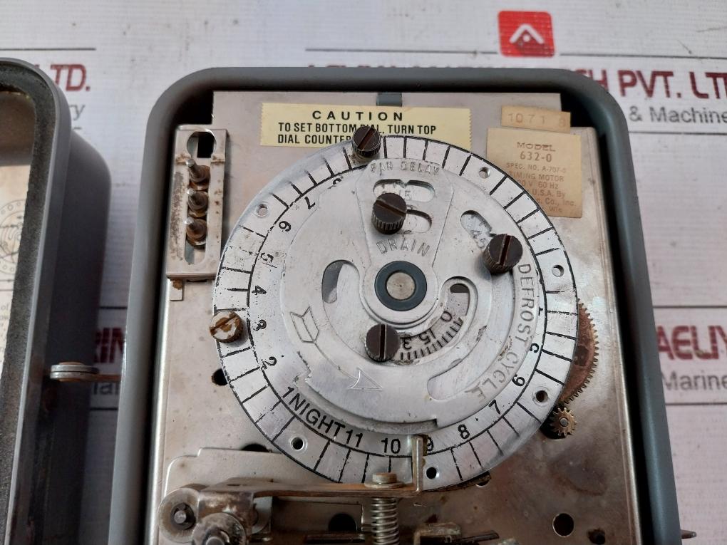 Amf Paragon 632-0 Defrost Timer 120V 60Hz A-707-0