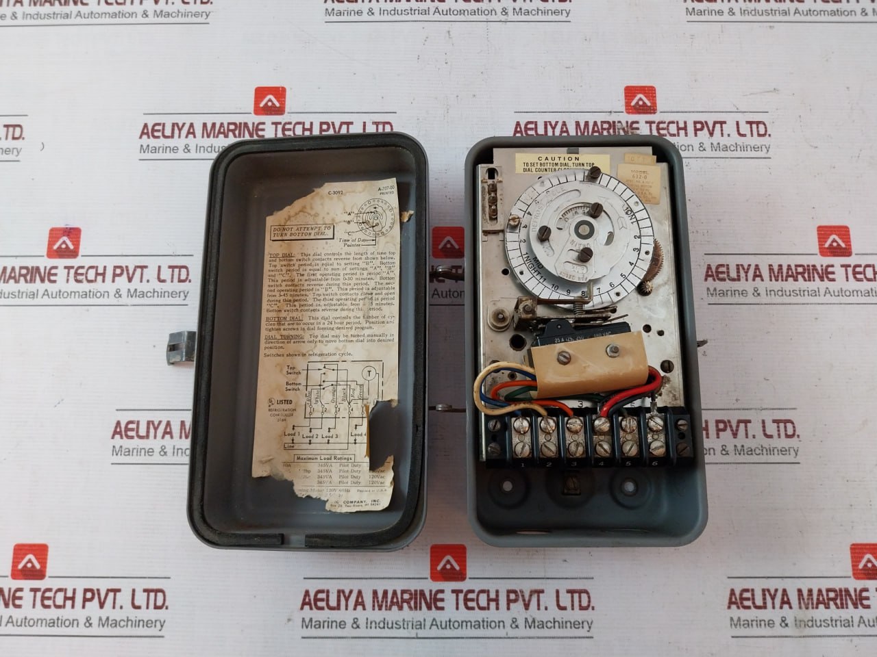 Amf Paragon 632-0 Defrost Timer 120V 60Hz A-707-0