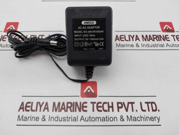 Amigo Am-091000av Ac Adapter Power Supply 230v 50hz
