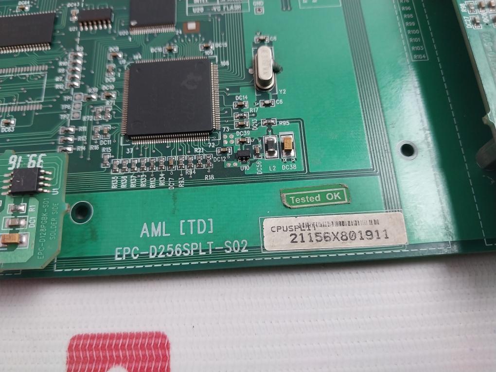 Aml Epc-d256Splt-s02 Printed Circuit Board 21156X801911