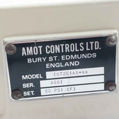 Amot Controls 1672E1A1-aa Pressure Sensing Valve 20 Psi