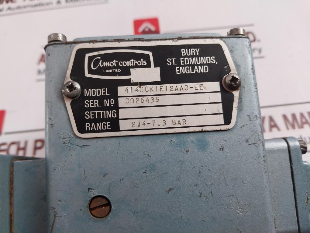 Amot Controls 4140Ck1E12Aa0-ee Pressure Switch