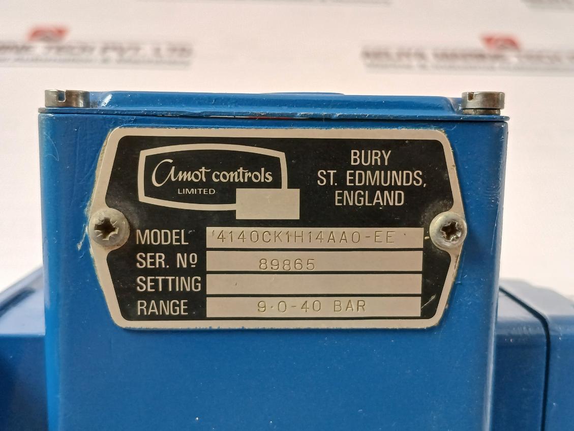 Amot Controls 4140Ck1H14Aa0-ee Pressure Switch 9.0-40 Bar