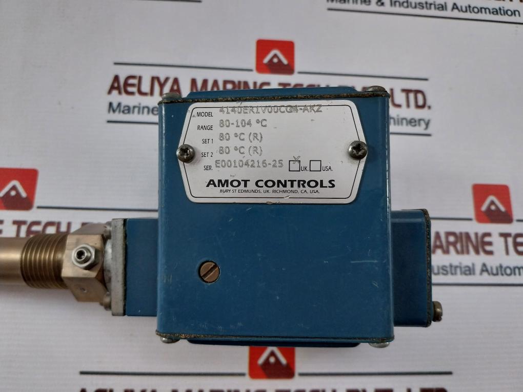 Amot Controls 4140Er1V00Cg4-akz Pressure And Temperature Switch 80-104˚C