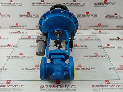 Amot 46660X032 Pneumatic Diaphragm Globe Control Valve W/ Mounted Handwheel