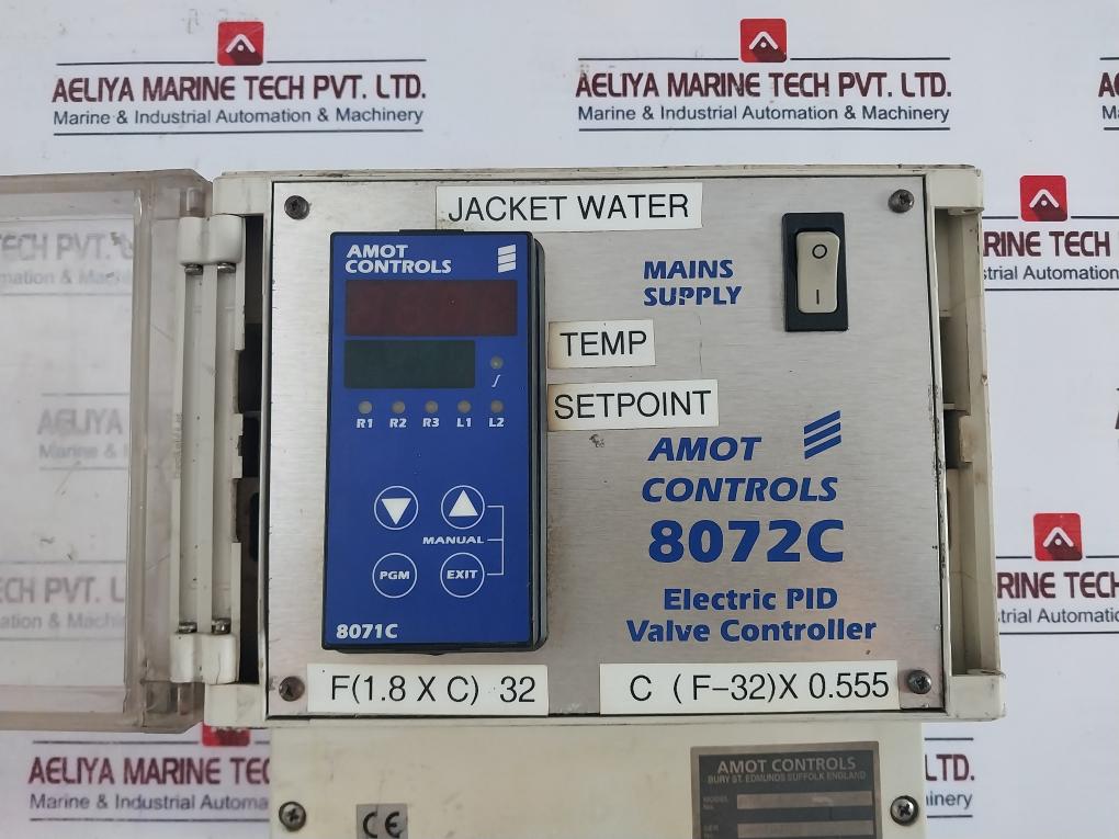 Amot Controls 8072c30-aa Electric Pid Position Valve Controller, 93-263v