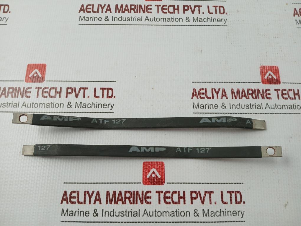 Amp-Insulated-Flexible-Copper-Busbar-Atf-127-Lot-Of-3X-209080-5