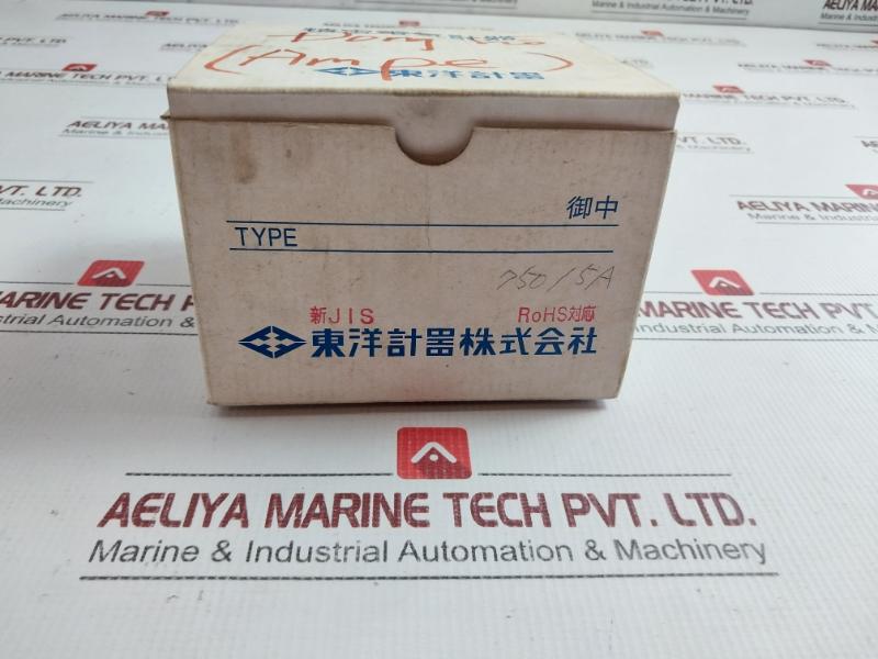 Amp Meter Acf-12Nb Toyo Keiki 0-750A