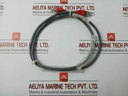 Amp Netconnect 568.C.2 Ethernet Patch Cable Stp-cr-1M-red-in