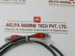 Amp Netconnect 568.C.2 Ethernet Patch Cable Stp-cr-1M-red-in