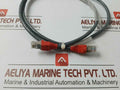 Amp Netconnect 568.C.2 Ethernet Patch Cable Stp-cr-1M-red-in