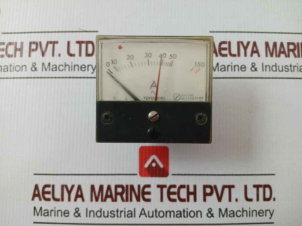 Ampere Panel Meter 0-50/150 A Toyo Keiki Acf-6