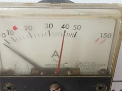 Ampere Panel Meter 0-50/150 A Toyo Keiki Acf-6