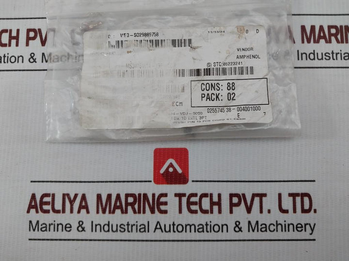 Amphenol 19-pin Circular Connector Crimp Plug Ms3476W14-19P-lc
