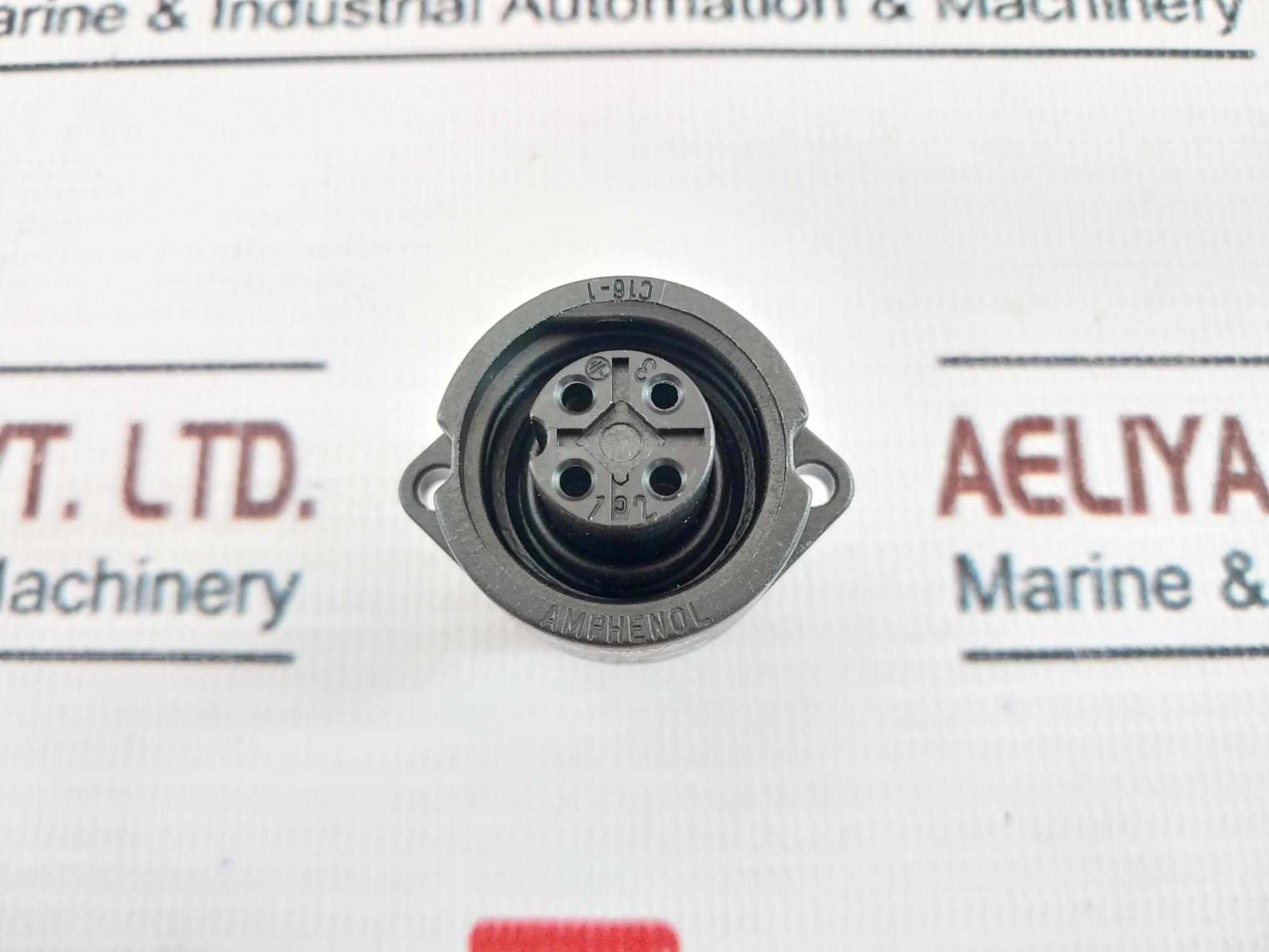 Amphenol C16-1 4-way Circular Connector 250V 12A