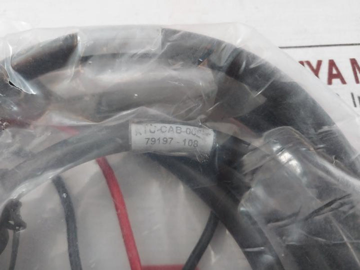 Amphenol C16-1 Circular Connector Threaded Coupling 2 Meter Cable Rtu-cab-006A