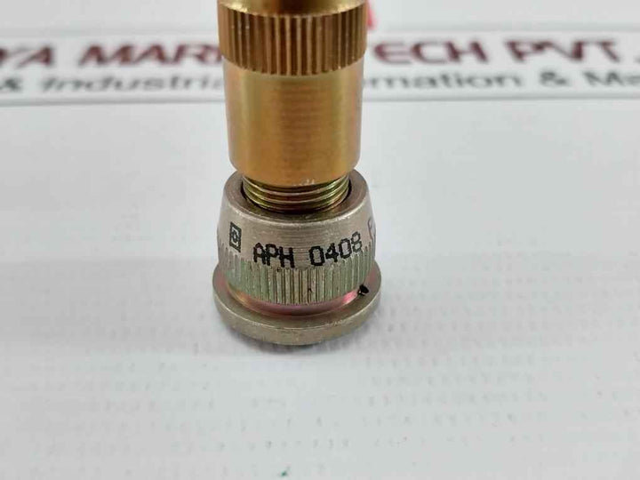 Amphenol Connector Plug For Triaxial Accelerometer Pc06W8-4S