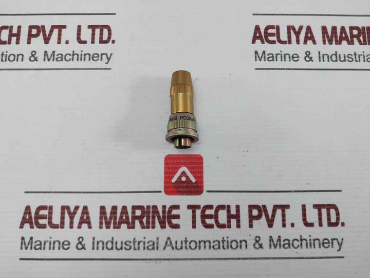 Amphenol Connector Plug For Triaxial Accelerometer Pc06W8-4S
