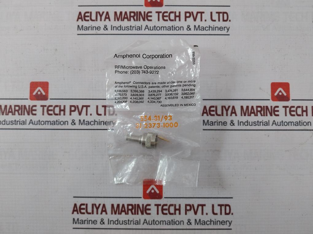 Amphenol M23329/4-02-04 Connector Coaxial Plug 999-225B 31-2372-1000