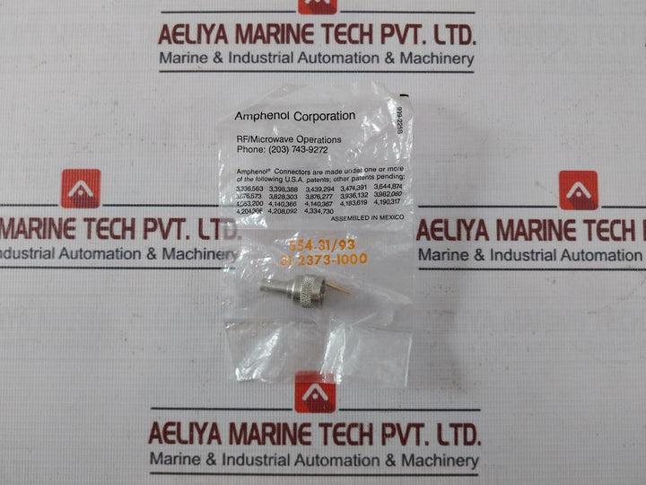 Amphenol M23329/4-02-04 Connector Coaxial Plug 999-225B 31-2372-1000