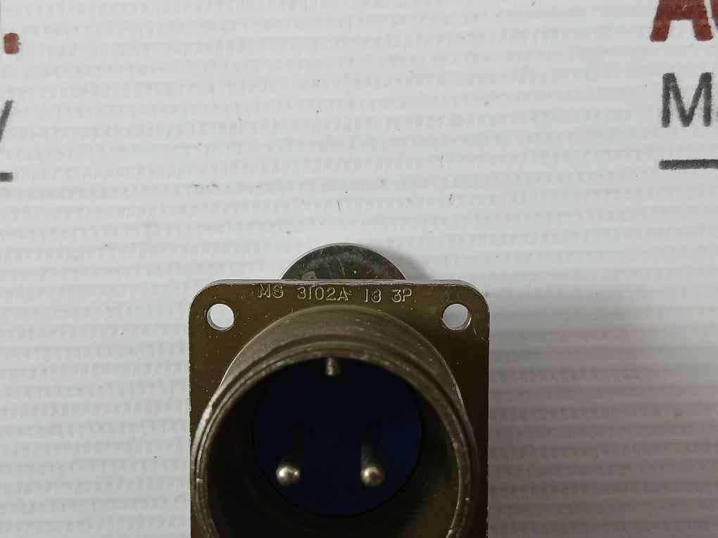 Amphenol Ms 3102A Flanged Connector