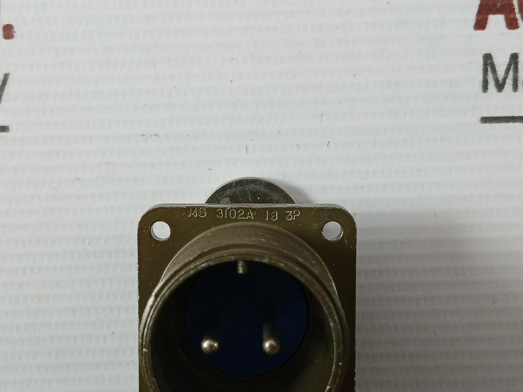 Amphenol Ms 3102A Flanged Connector