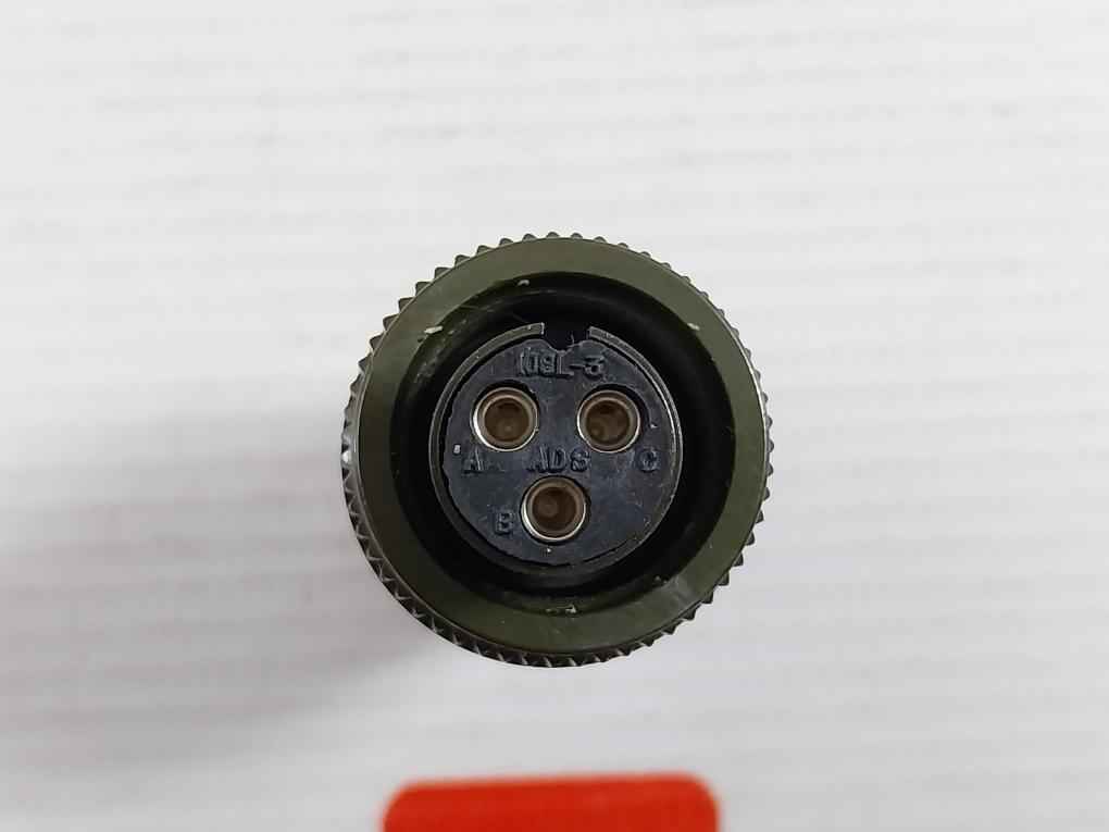 Amphenol Ms3106A 10Sl-3S 3 Way Circular Connector Plug